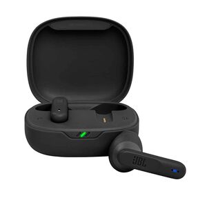 Casti originale Bluetooth cu microfon TWS JBL Wave 300, negru