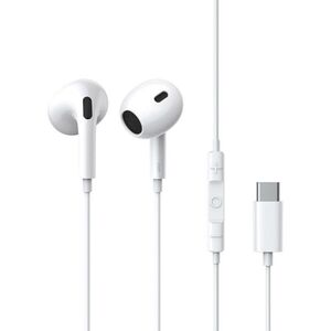 Casti cu fir audio USB-C half-in-ear Baseus Encok CZ17, alb