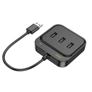 Adapter Easy Link (HB35) - 4 in 1 Gigabit Ethernet, USB la 3x USB2.0 + RJ45, 0.2m, negru