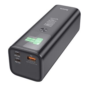 Power bank USB, 2x Type-C, Digital Display, 140W, 25000mAh, negru