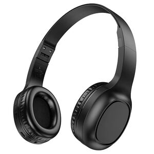 Casti Bluetooth wireless over-ear cu microfon Hoco W46, negru