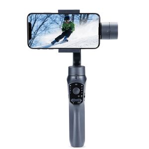 Stabilizator imagine pentru telefon cu trepied, Gimbal cu 3 axe, Inception Mode, Face Tracking, Remote Control, Zoom, 4000 mAh, negru