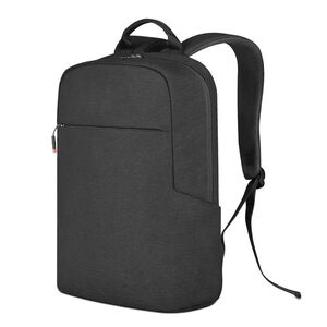 Rucsac pentru laptop pana la 15.6 inch, water resistent, smart casual, multiple buzunare, negru