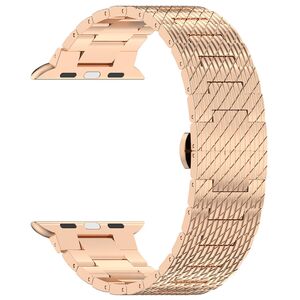 Curea pentru Apple Watch 4, 5, 6, 7, 8, 9, SE, SE2, Ultra, Ultra 2 (42/44/45/49mm) - roz inchis