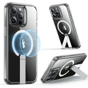 Husa iPhone 15 Pro Max ESR Boost Flickstand HaloLock, transparenta
