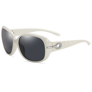 Ochelari de soare polarizati cu model Techsuit, alb, 2012