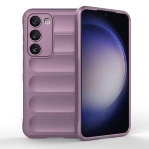 Husa pentru Samsung Galaxy S23 Liquid Silicone, Microfibre Lining, Non-Slip Airbag Design - purple