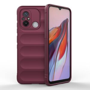 Husa pentru  Xiaomi Redmi 12C Liquid Silicone, Microfibre Lining, Non-Slip Airbag Design, bordeaux