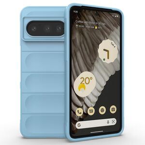 Husa pentru  Google Pixel 8 Pro Liquid Silicone, Microfibre Lining, Non-Slip Airbag Design, albastru