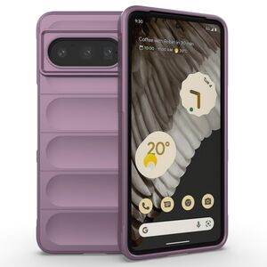 Husa pentru  Google Pixel 8 Pro Liquid Silicone, Microfibre Lining, Non-Slip Airbag Design, mov