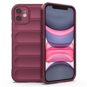 Husa pentru  iPhone 11 Liquid Silicone, Microfibre Lining, Non-Slip Airbag Design, bordeaux