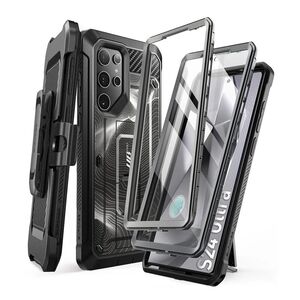 Husa Samsung Galaxy S24 Ultra Supcase Unicorn Beetle Pro, Black Ripple