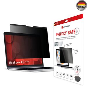 Folie premium MacBook Air 15" (2023 / 2024) Displex Laptop Privacy Safe, negru