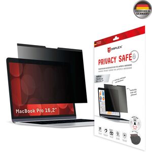 Folie premium MacBook Pro 16" (2021 / 2022 / 2023) Displex Laptop Privacy Safe, negru