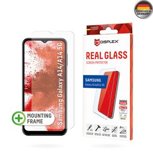 Folie sticla premium Samsung Galaxy A14 Displex Real Glass 2D, transparenta