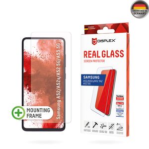Folie sticla premium Samsung Galaxy A53, A52, A52s Displex Real Glass 2D, transparenta