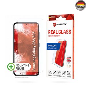 Folie sticla premium Samsung Galaxy S22 5G Displex Real Glass 2D, transparenta