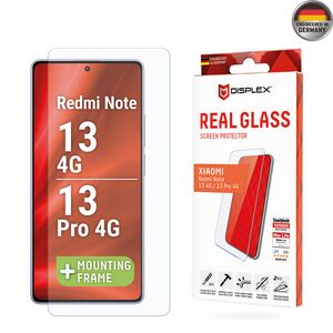 Folie sticla premium Xiaomi Redmi Note 13 4G / Note 13 Pro 4G Displex Real Glass 2D, transparenta