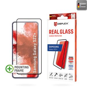Folie sticla premium Samsung Galaxy S22 Plus 5G Displex Real Glass Full Cover 10H cu aplicator, negru