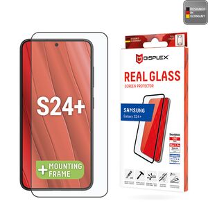 Folie sticla premium Samsung Galaxy S24 Plus Displex Real Glass Full Cover 10H cu aplicator, negru