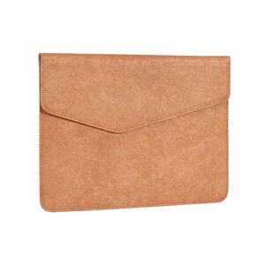 Husa pentru laptop 13 - 14 inch MacBook, Microsoft, Dell, HP, Lenovo, eleganta si subtire, protectie sporita, maro