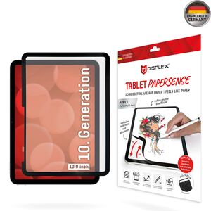 Folie mata premium iPad 11 2025, iPad 10 2022 Displex Tablet PaperSense, negru