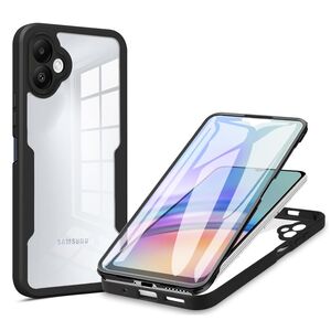 Pachet 360: Husa cu folie integrata pentru Samsung Galaxy A05 Cover360 fata / spate - negru