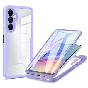 Pachet 360: Husa cu folie integrata pentru Samsung Galaxy A34 Cover360 fata / spate - mov