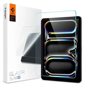 Folie sticla iPad Pro 11 (2024) Spigen Glas.tR Slim, transparenta