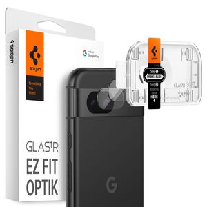 [Pachet 2x] Folie sticla camera Google Pixel 8a Spigen Glas.tR Optik ”EZ FIT”, transparenta