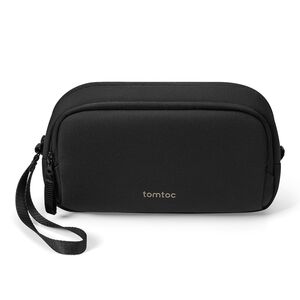 Borseta accesorii Tomtoc - electronic accessory pouch (t12m1d1) - cu 2 buzunare, polyester, nylon - black