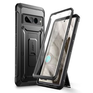Pachet 360: Husa cu folie integrata Google Pixel 8a Supcase Unicorn Beetle Pro, negru