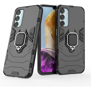 Husa pentru Samsung Galaxy M15 cu inel Armor Kickstand Tough Rugged Cover, negru