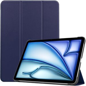 Husa pentru Apple iPad Air 11 (2024) generatia 6, cu functie wake-up/sleep, tip stand, navy blue