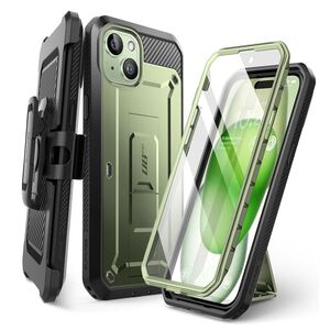 Husa iPhone 15 Supcase Unicorn Beetle Pro, verde