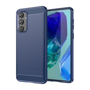 Husa Samsung Galaxy M55 5G Carbon Silicone, navy blue