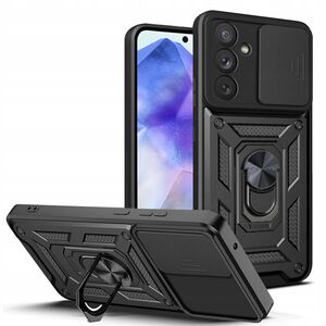 Husa Samsung Galaxy A55 5G protectie camera Techsuit CamShield Series, negru