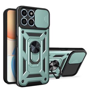 Husa pentru Honor 70 Lite, X6, X8 5G Ring Armor Kickstand Tough Rugged Cover cu protectie camera, rose gold