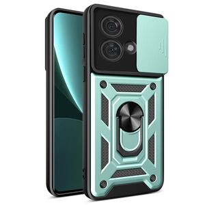 Husa pentru Motorola Edge 40 NEO cu inel Ring Armor Kickstand Tough Rugged, verde