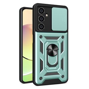 Husa pentru Samsung Galaxy A05s cu inel Ring Armor Kickstand Tough, protectie camera, verde