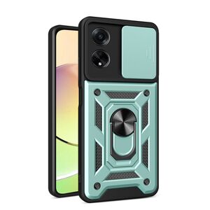 Husa pentru Oppo A98 cu inel Ring Armor Kickstand Tough, protectie camera, verde