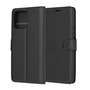 Husa Honor 70 Lite, X6, X8 5G Techsuit Leather Book tip carte, negru
