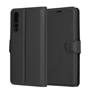 Husa Huawei P20 Pro Techsuit Leather Folio, negru