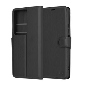 Husa Oppo A79 5G Techsuit Leather Book tip carte, negru