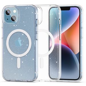 Husa sclipici iPhone 13 Sparkle Skin cu MagSafe, transparenta