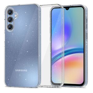 Husa sclipici Samsung Galaxy A05s Sparkle Skin, transparenta