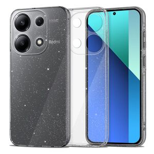 Husa sclipici Xiaomi Redmi Note 13 4G Sparkle Skin, transparenta