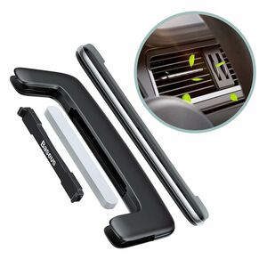 Odorizant auto Baseus Paddle Ultrathin, argintiu, SUXUN-BP0S