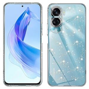 Husa sclipici Honor 90 Lite Techsuit SparkleSkin, transparenta