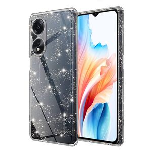 Husa sclipici Oppo A18 / A38 Techsuit SparkleSkin, transparenta